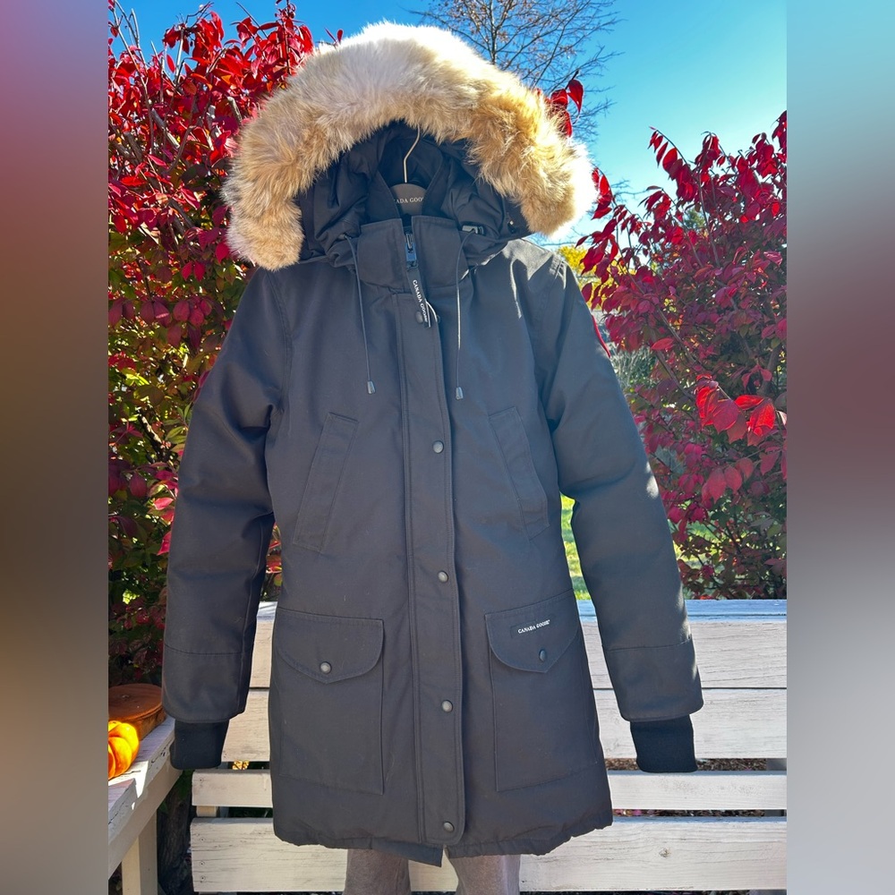 Canada Goose Trillium Parka Heritage Black Small, Like New, Full Set - Picture 7 of 16